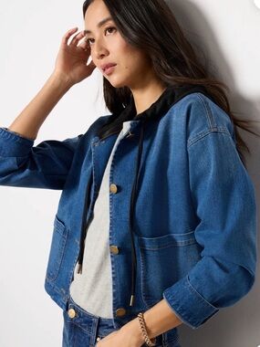 Lolo Hooded Denim Jacket